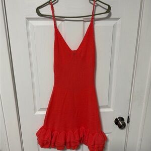 Fashion Nova Coral Knit Dress